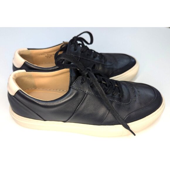 Moral Code Kady Black Leather Woman's Sneaker Sz 8 - Picture 2 of 7